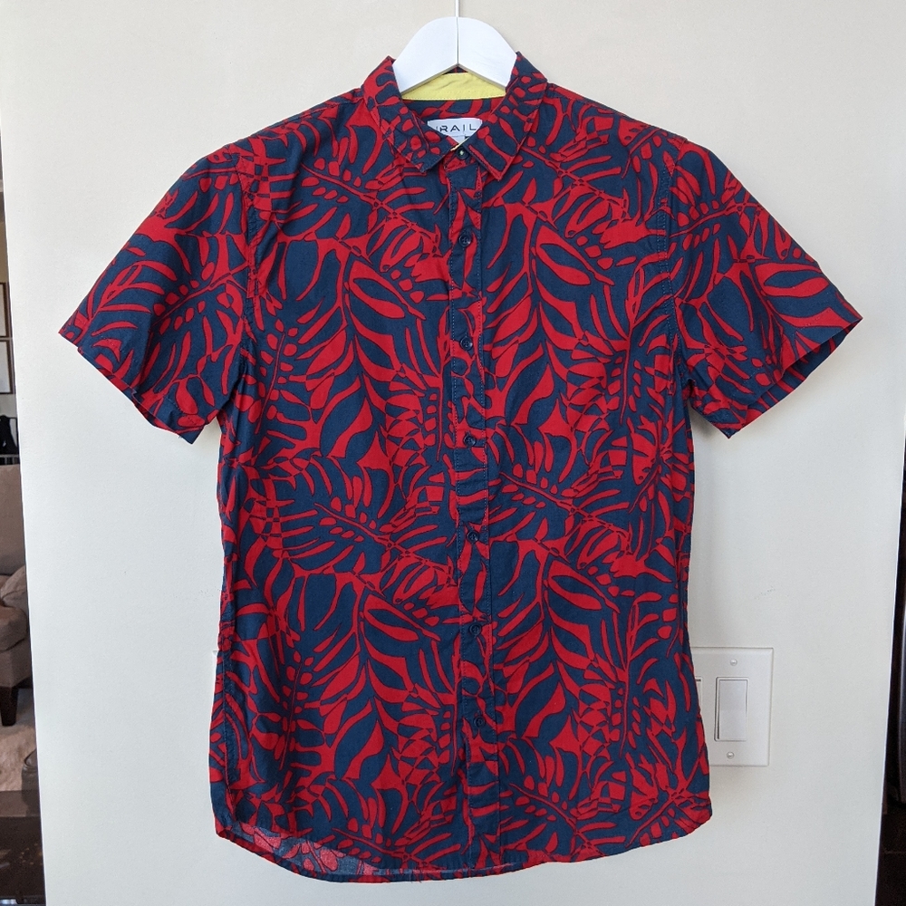 The Rail Short Sleeve Button Down - M